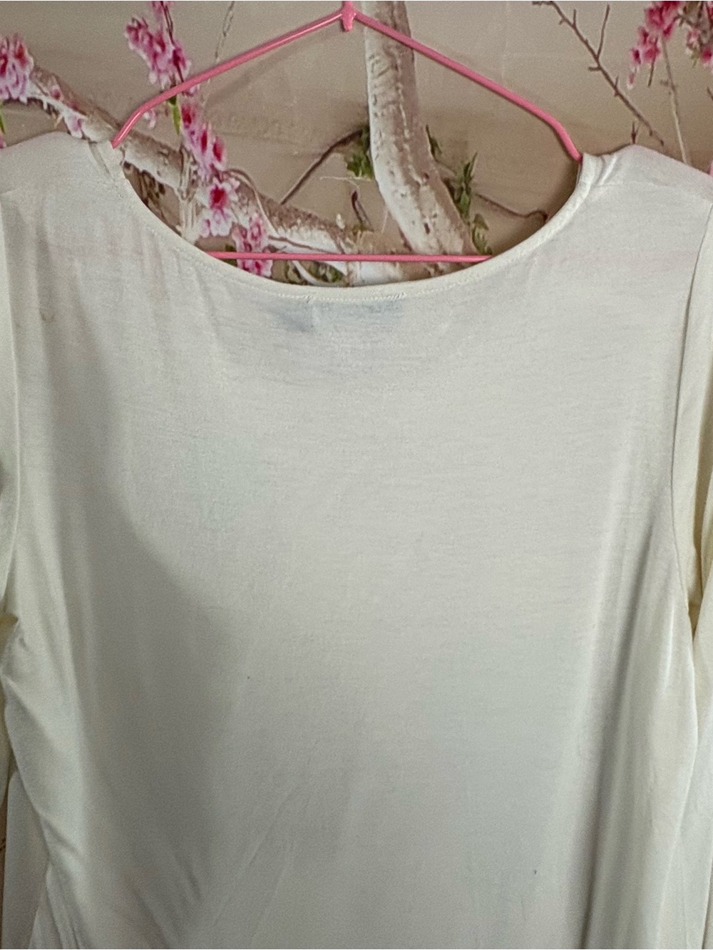 NEW The Limited Cream Scoop Neck Studded Long Sleeve Top - Picture 6 of 9
